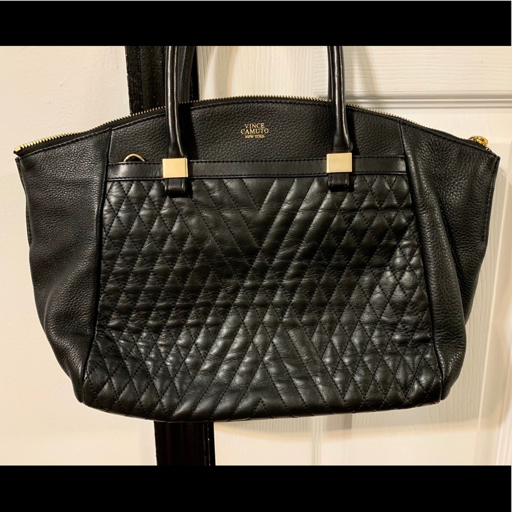 Vince Camuto Leather Black Purse
